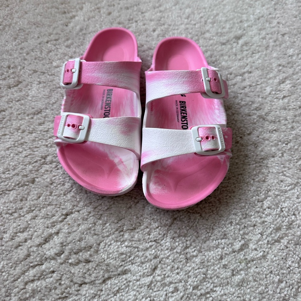 Birkenstock Kids Two-Tone Pink Sandals